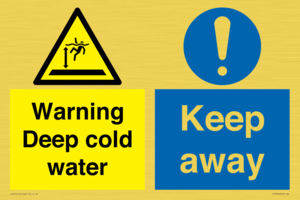 Warning Deep cold water Keep away